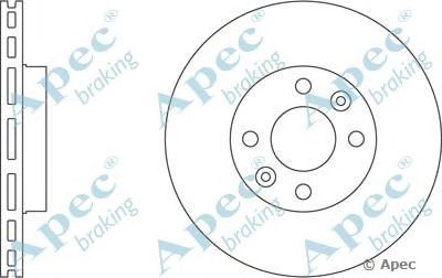 APEC BRAKING dsk2277 -  Тормозной диск